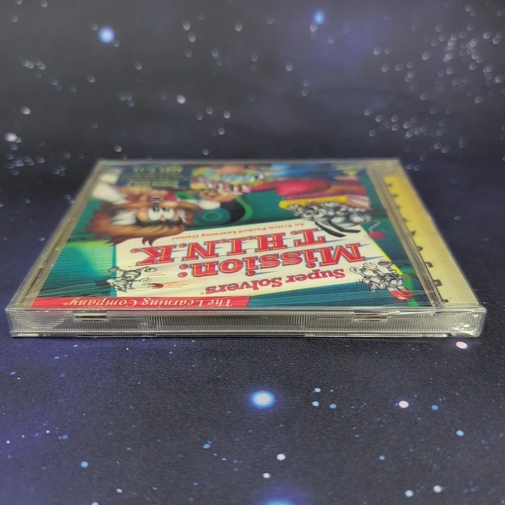 1997‎ Super Solvers Mission Think PC Video Game The Learning Company CD Win/Mac